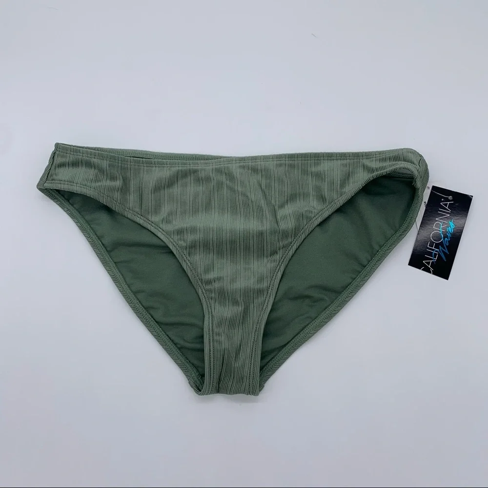 California Waves SAGE Metallic Ribbed‎ Hipster